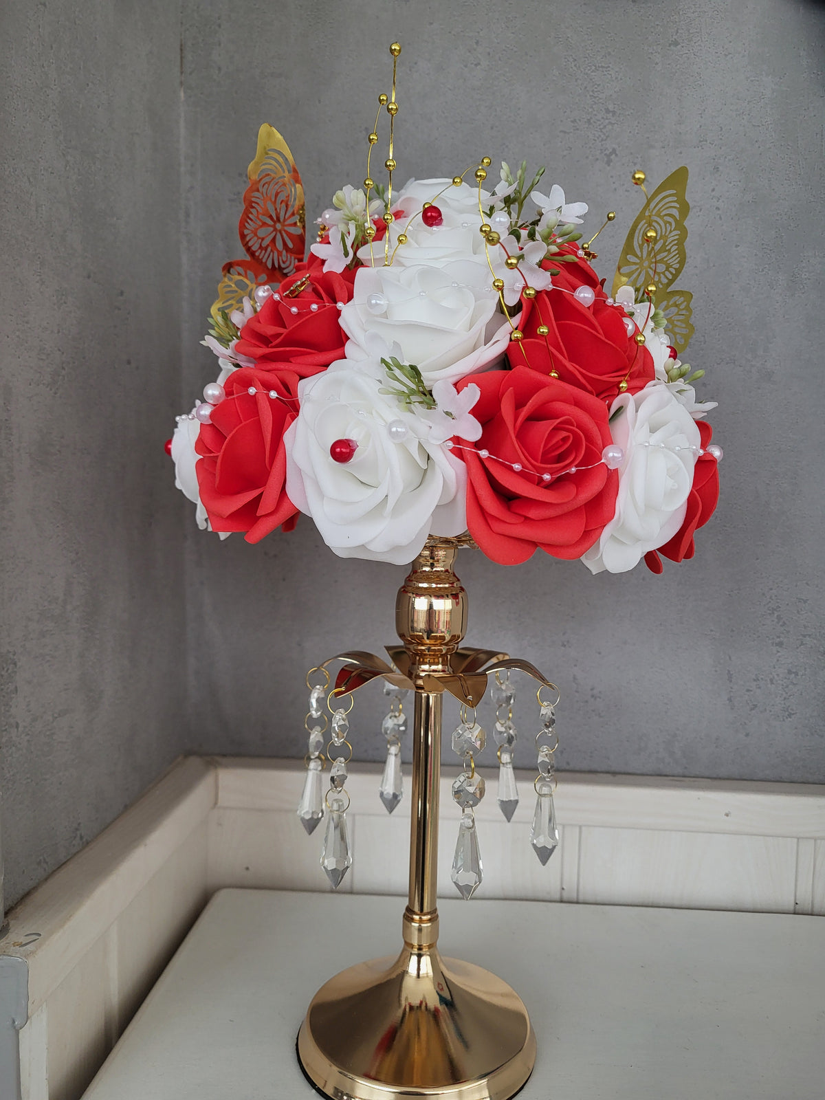 Bougeoir florale pour decoration
