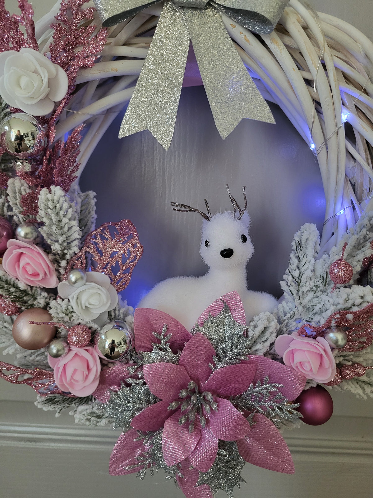 Couronne de Noël en routin