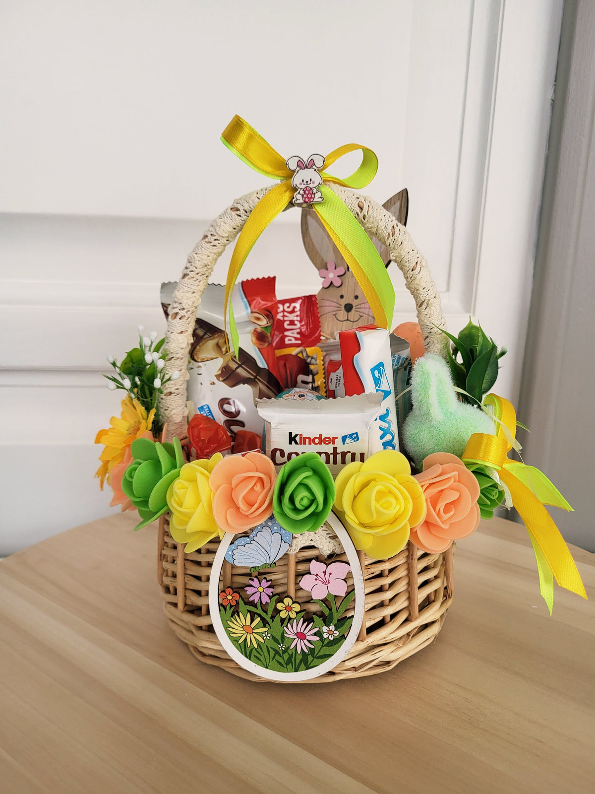 Petit panier de paques garni
