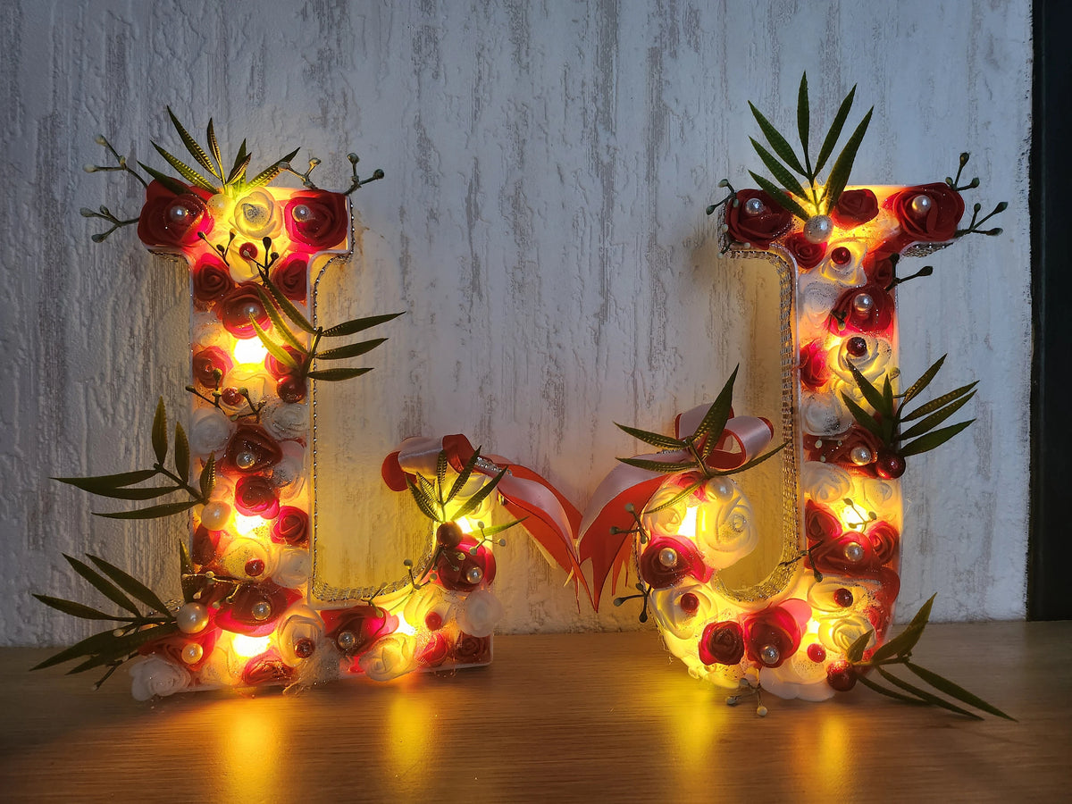 Lettres a led
