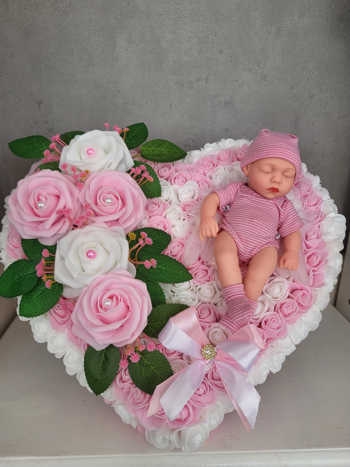 Coeur funairaire avec bébé