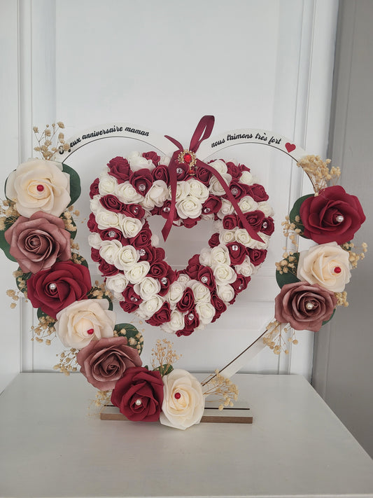 Coeur double pour décoration de intérieur