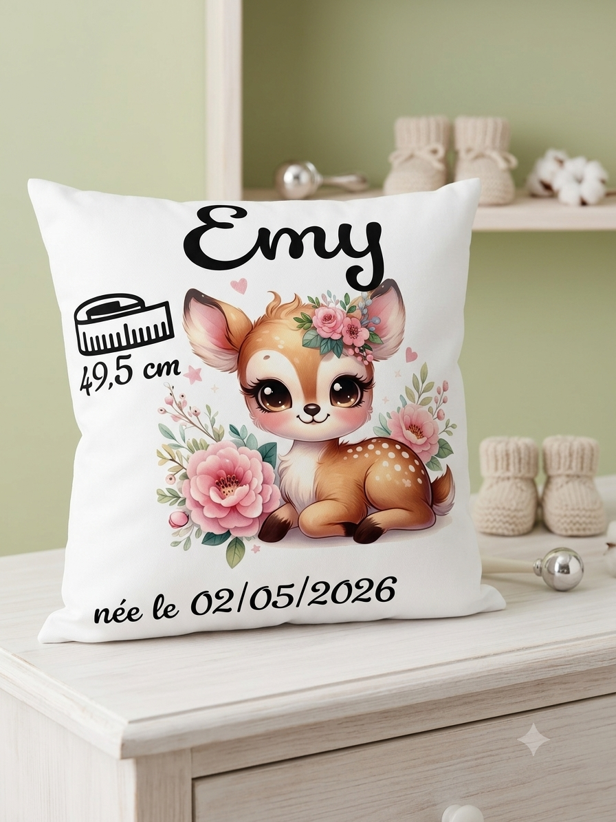 Coussin a personalisee