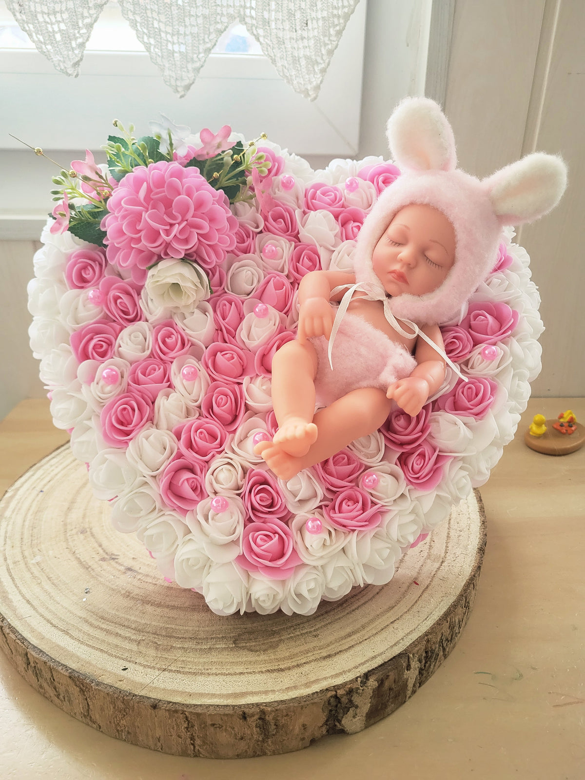 Coeur avec bébé