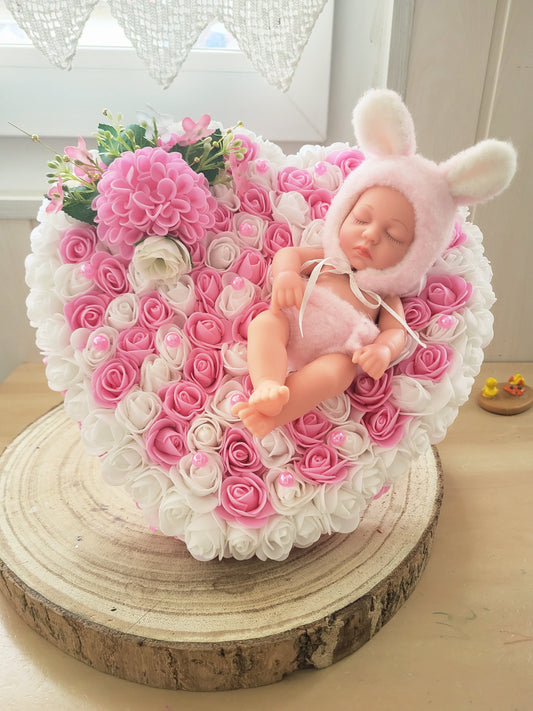 Coeur avec bébé