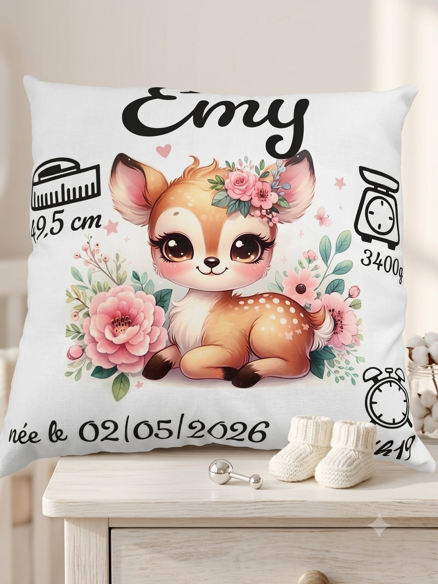 Coussin a personalisee