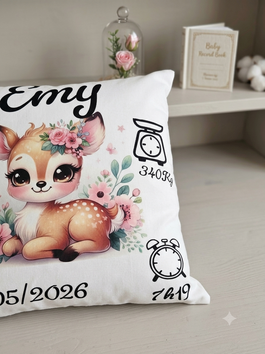 Coussin a personalisee