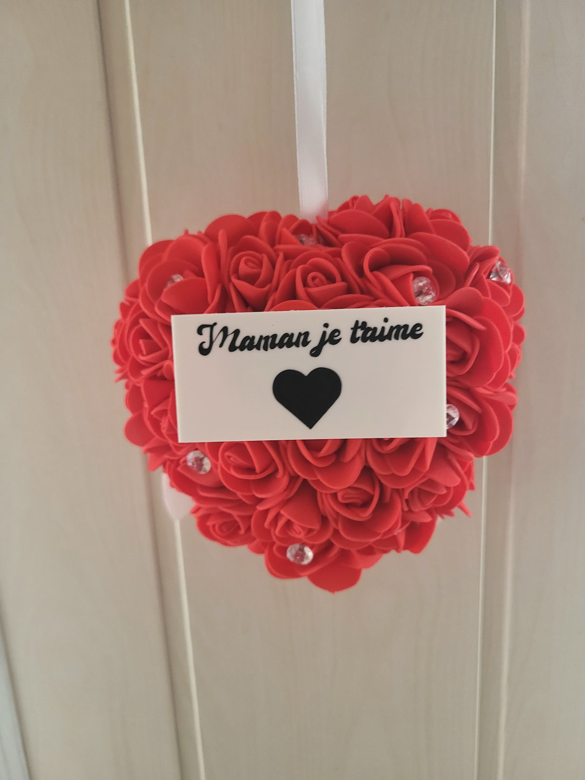 Petit coeur ange a suspendre