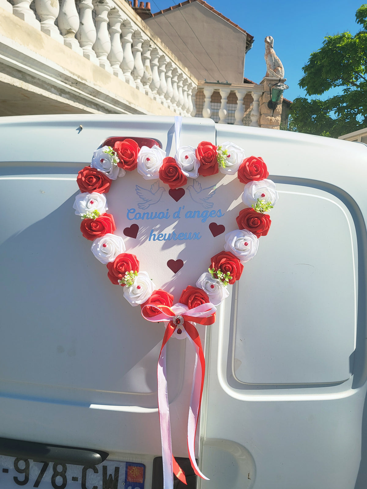 Coeur pour decoration de voiture