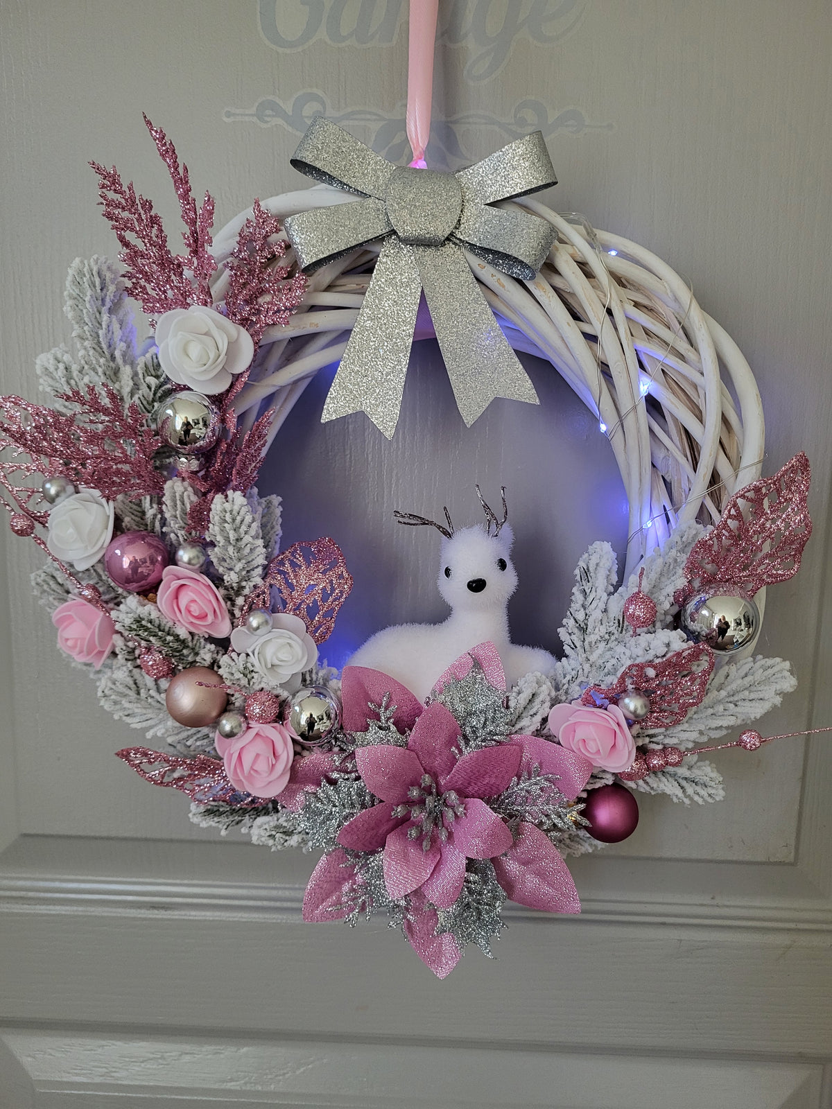 Couronne de Noël en routin