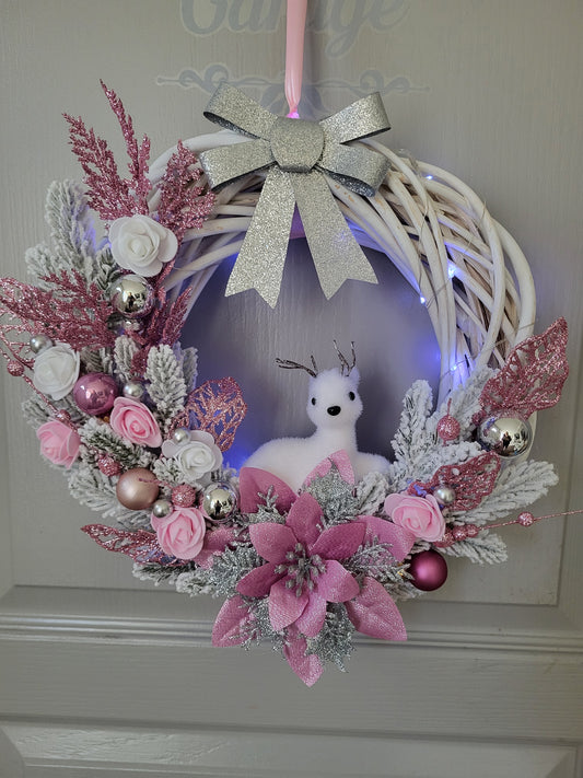 Couronne de Noël en routin